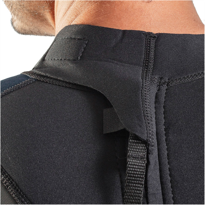 2025 Gul Mens G-Force 3mm Back Zip Flatlock Wetsuit GF1305-B7 - Black / Navy