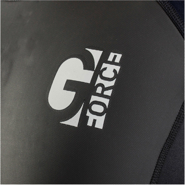 2025 Gul Mens G-Force 3mm Back Zip Flatlock Wetsuit GF1305-B7 - Black / Navy