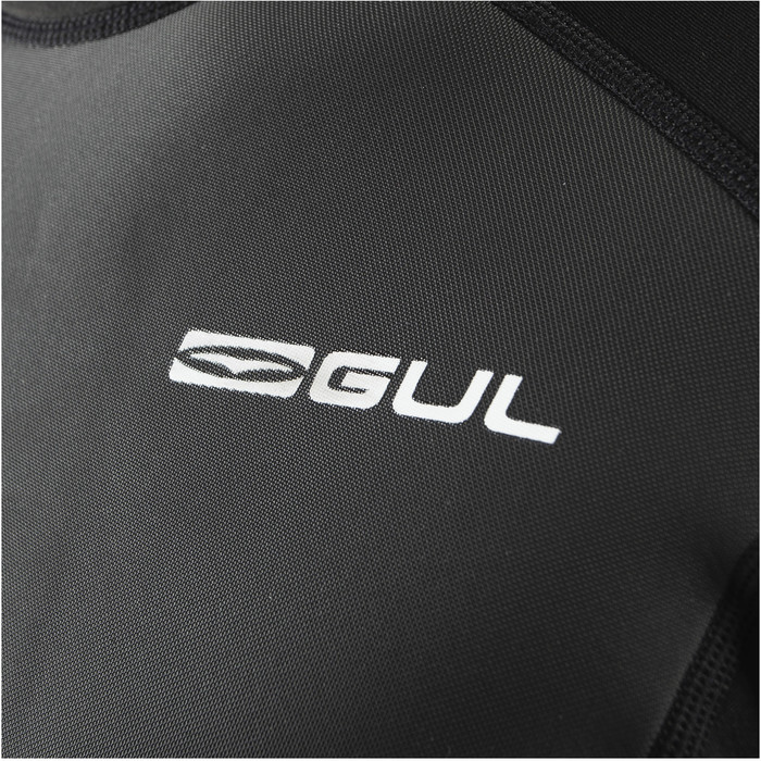 2025 Gul Mens Response 3/2mm Back Zip Shorty Wetsuit RE3319-C1 - Black