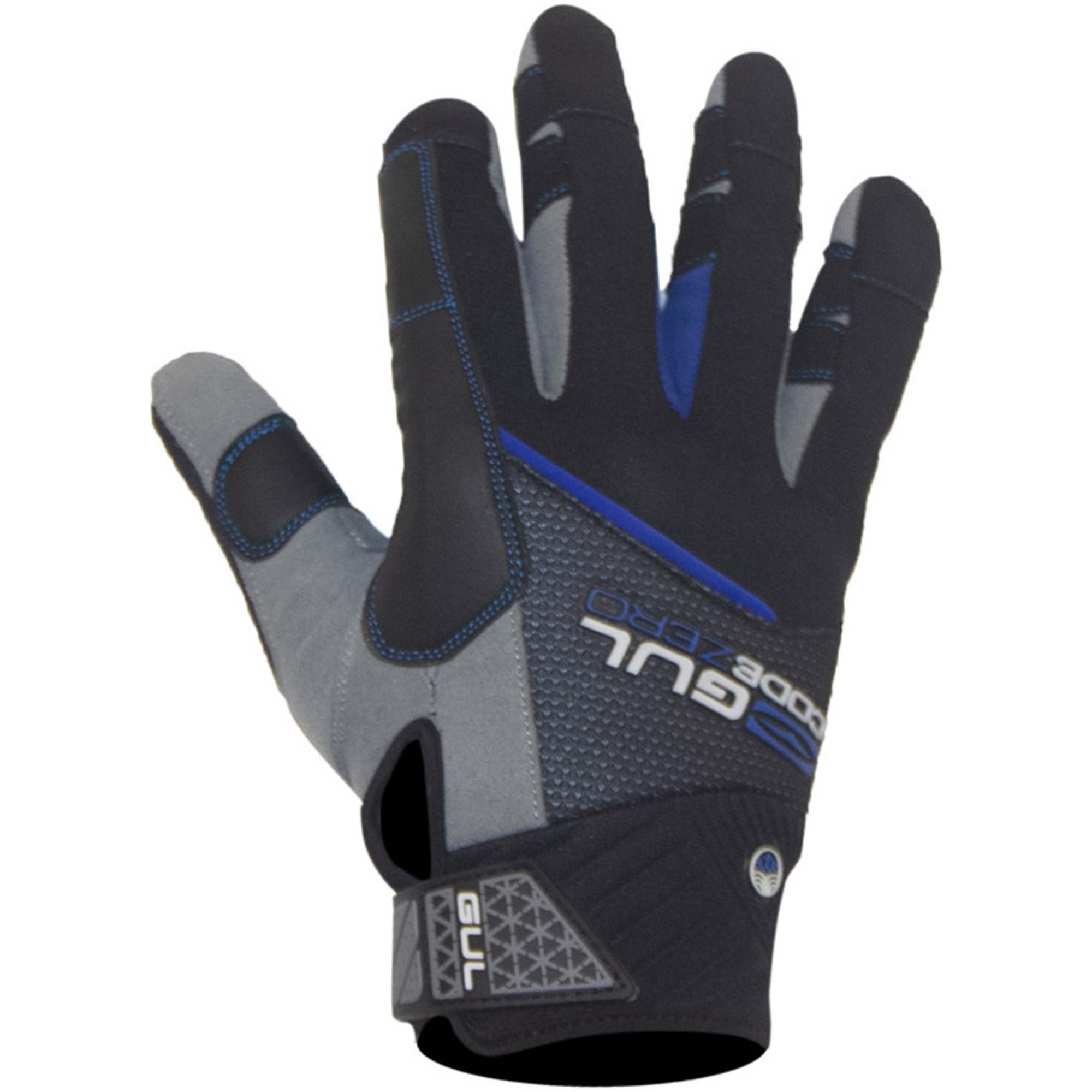 2025 Gul Junior Code Zero Winter Full Finger Sailing Gloves Black GL1238-B6