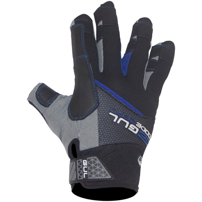 Gul Junior Code Zero Winter Short Finger Sailing Gloves Black GL1242-B6