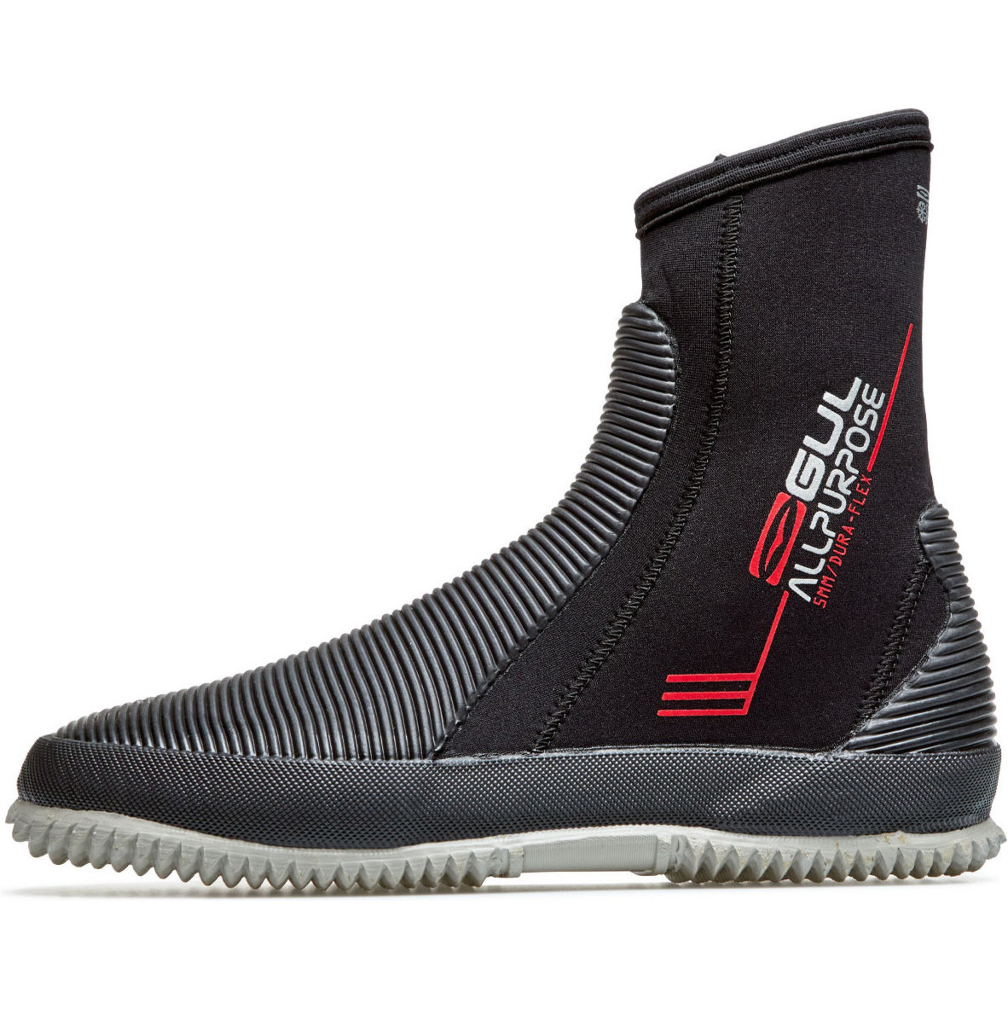 2025 GUL 5mm All Purpose Zipped Neoprene Boots BO1276-B8 - Black