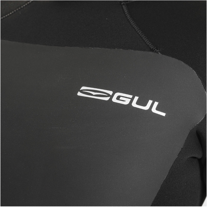 2025 Gul Mens Response 4/3mm GBS Back Zip Wetsuit RE1246-C1 - Black