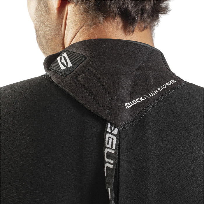2025 Gul Mens Response 4/3mm GBS Back Zip Wetsuit RE1246-C1 - Black