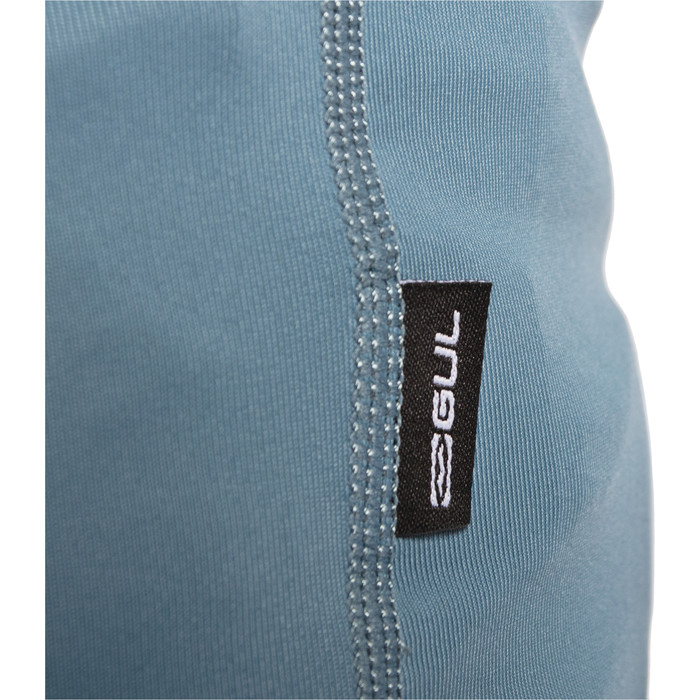 2025 Gul Mens Xola Long Sleeve Rash Vest RG0339-B9 - Blue / Grey