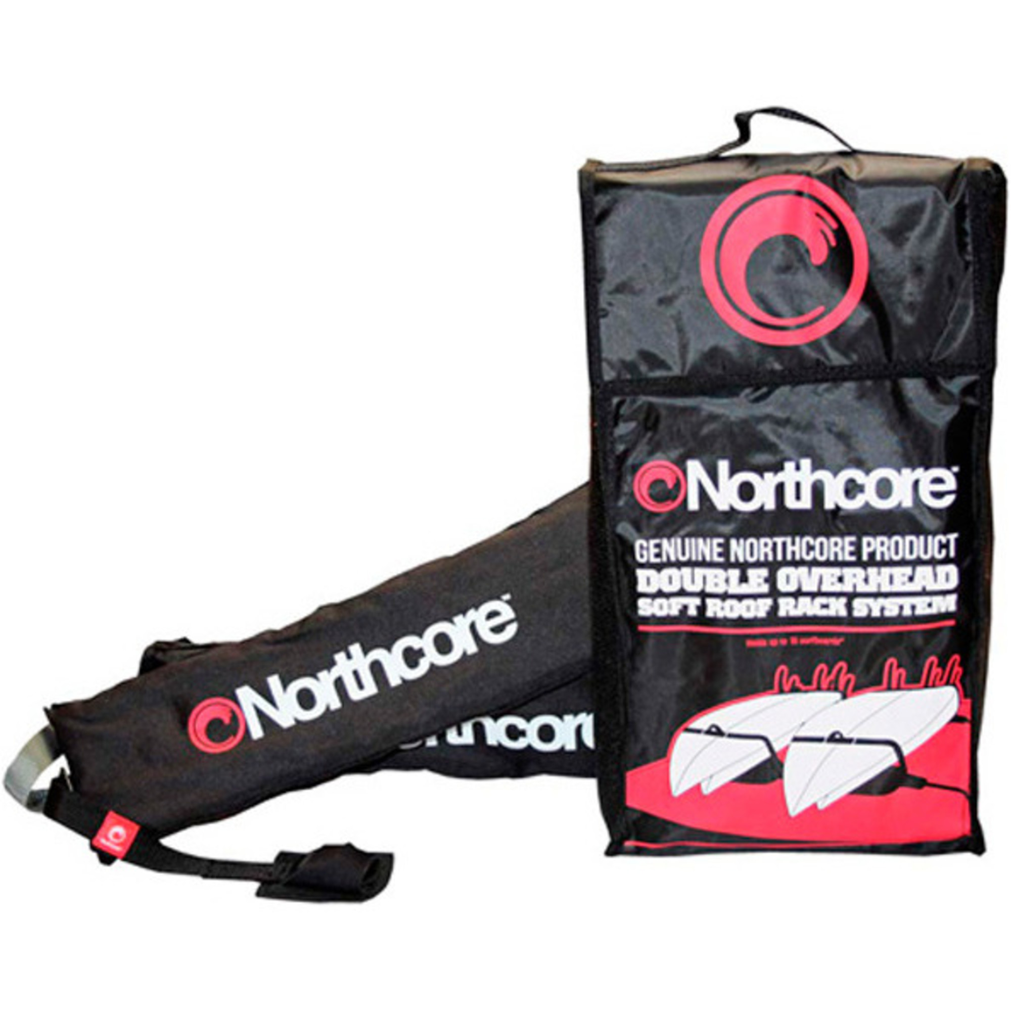 2025 Northcore Double Overhead Soft Roofracks NOCO0 - Black