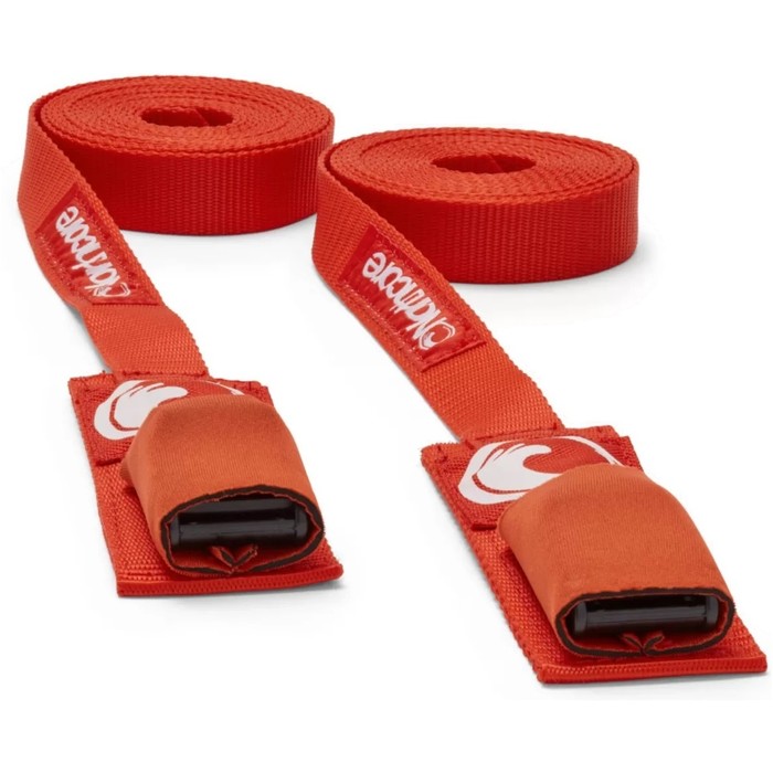 2025 Northcore Roof Rack Straps / Tie Downs 3.6M NOCO22 - Red