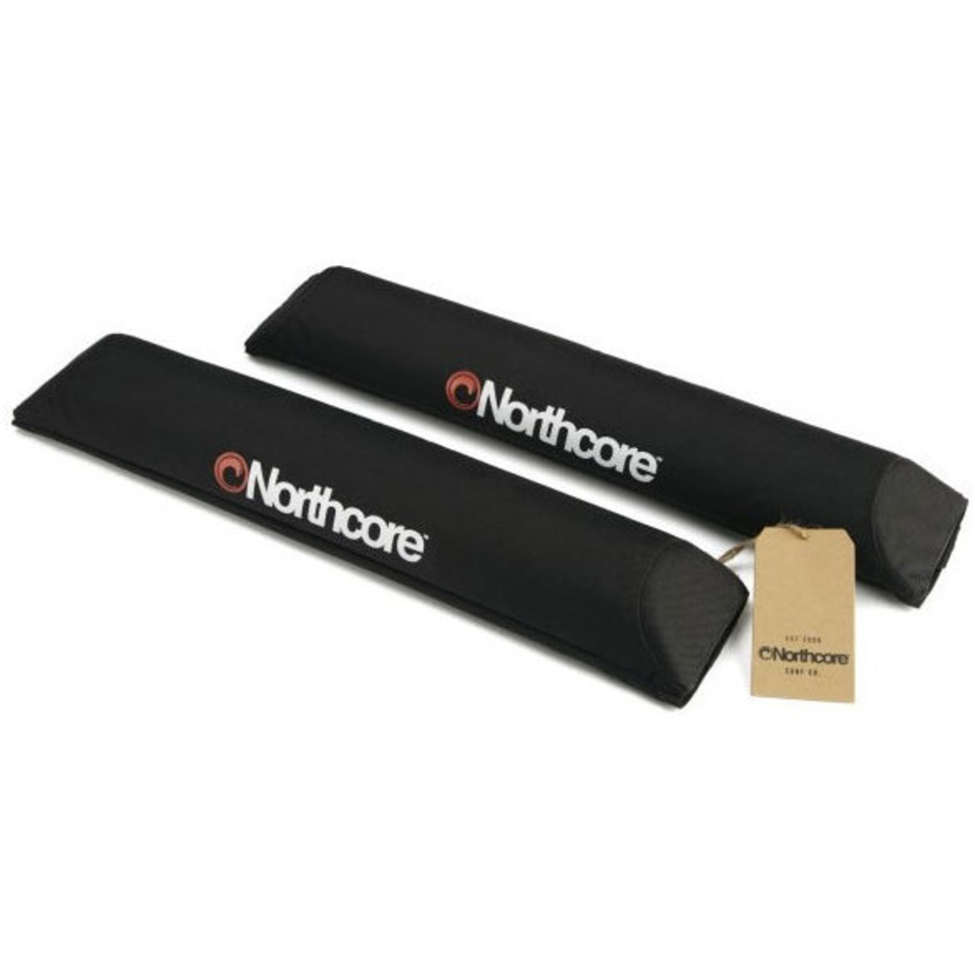 2025 Northcore Aero Roof Rack Pads 48cm NOCO21C - Black