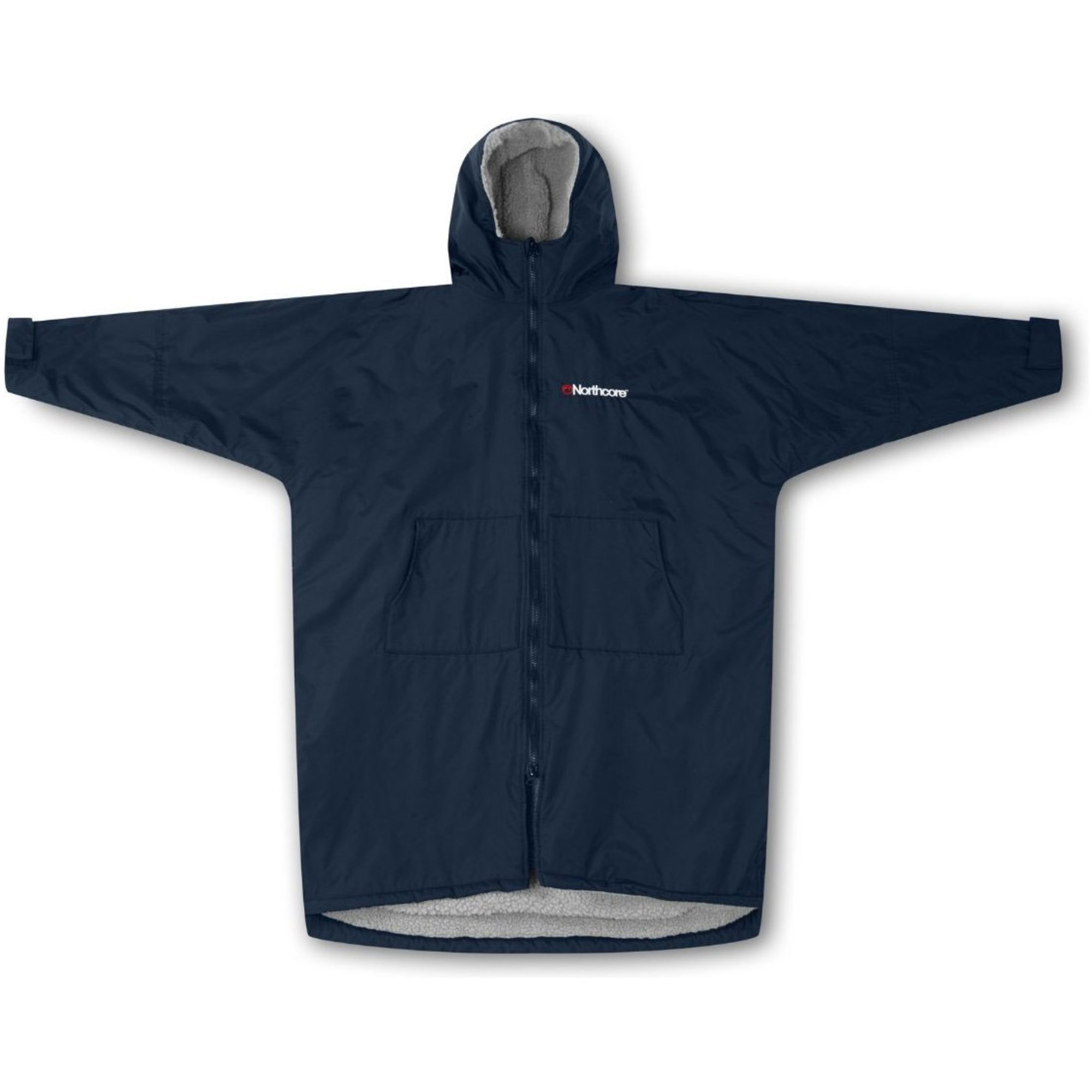 2025 Northcore Beach Basha Sport Long Sleeve Changing Robe NOCO24N - Blue