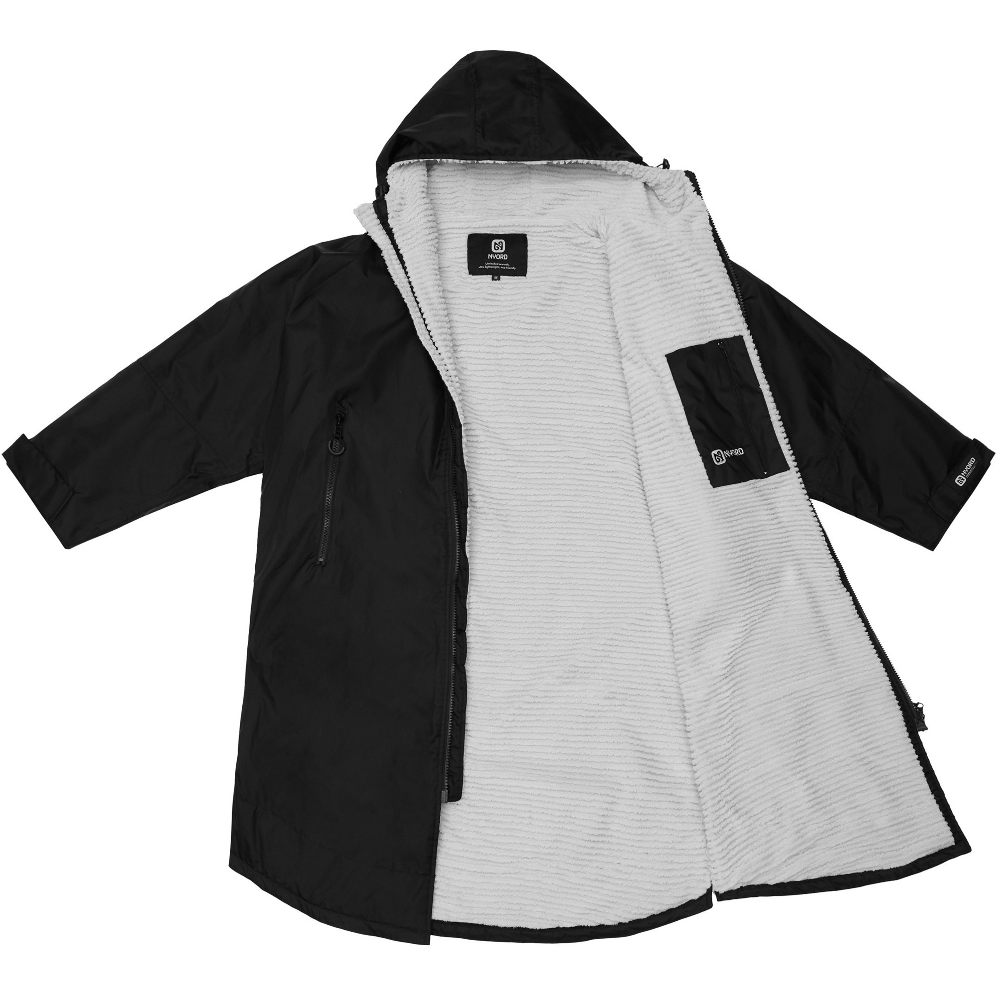 2025 Nyord Primaloft Outdoor Changing Robe ACC0005 - Black / Grey