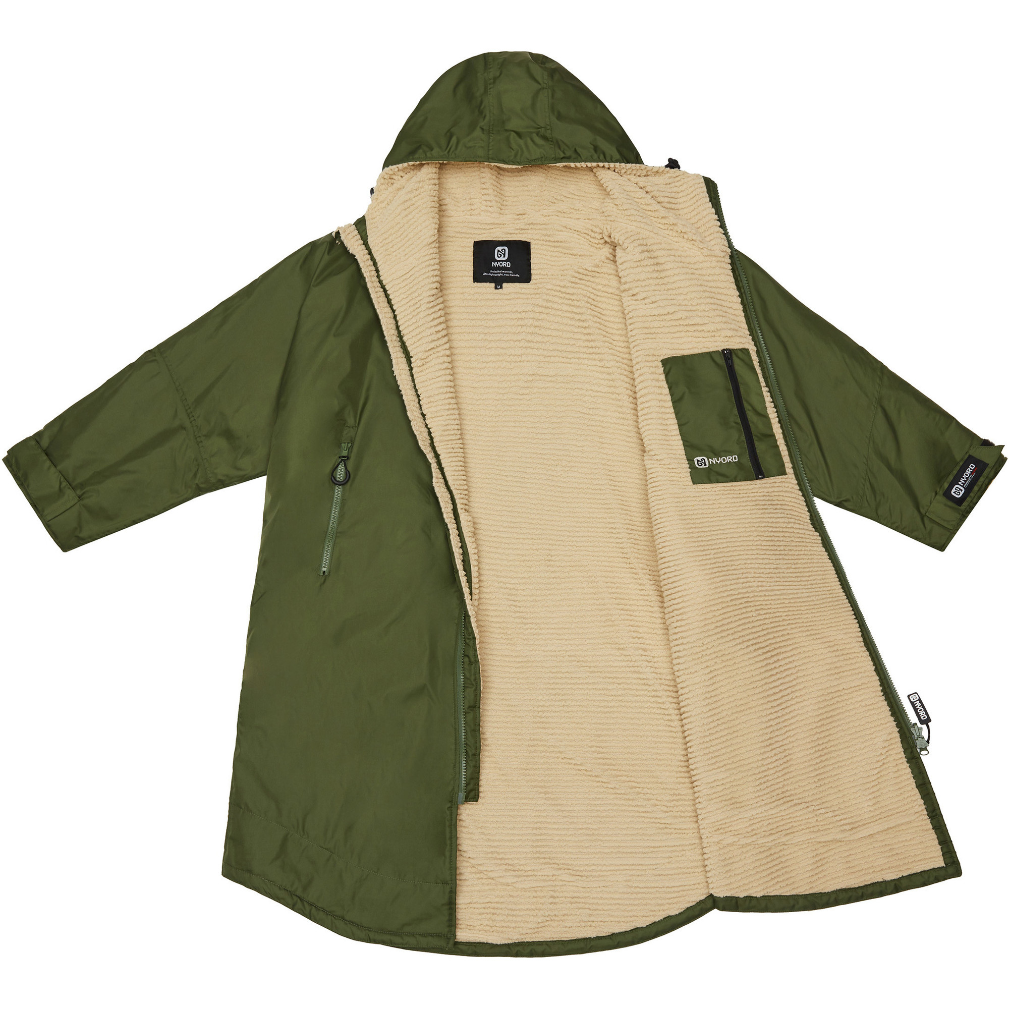 2025 Nyord Primaloft Outdoor Changing Robe ACC0005 - Khaki / Ecru