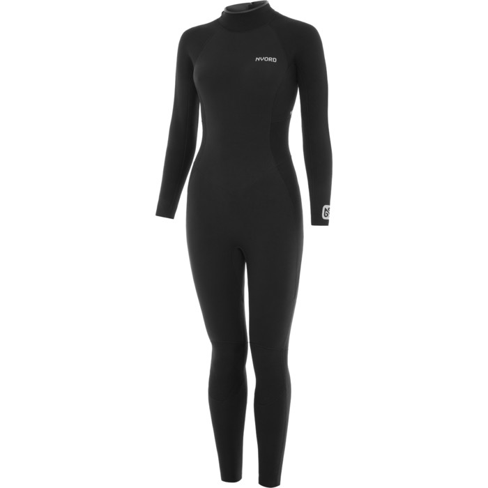 2025 Nyord Womens Furno 3/2mm Back Zip GBS Wetsuit FBW32001 - Black