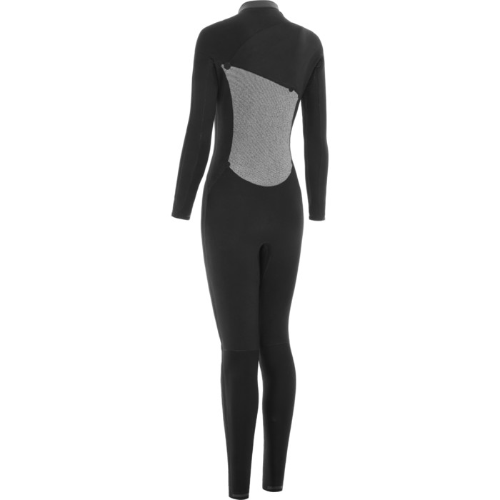 2025 Nyord Womens Furno Warmth 4/3mm Chest Zip GBS Wetsuit FWW43001 - Black