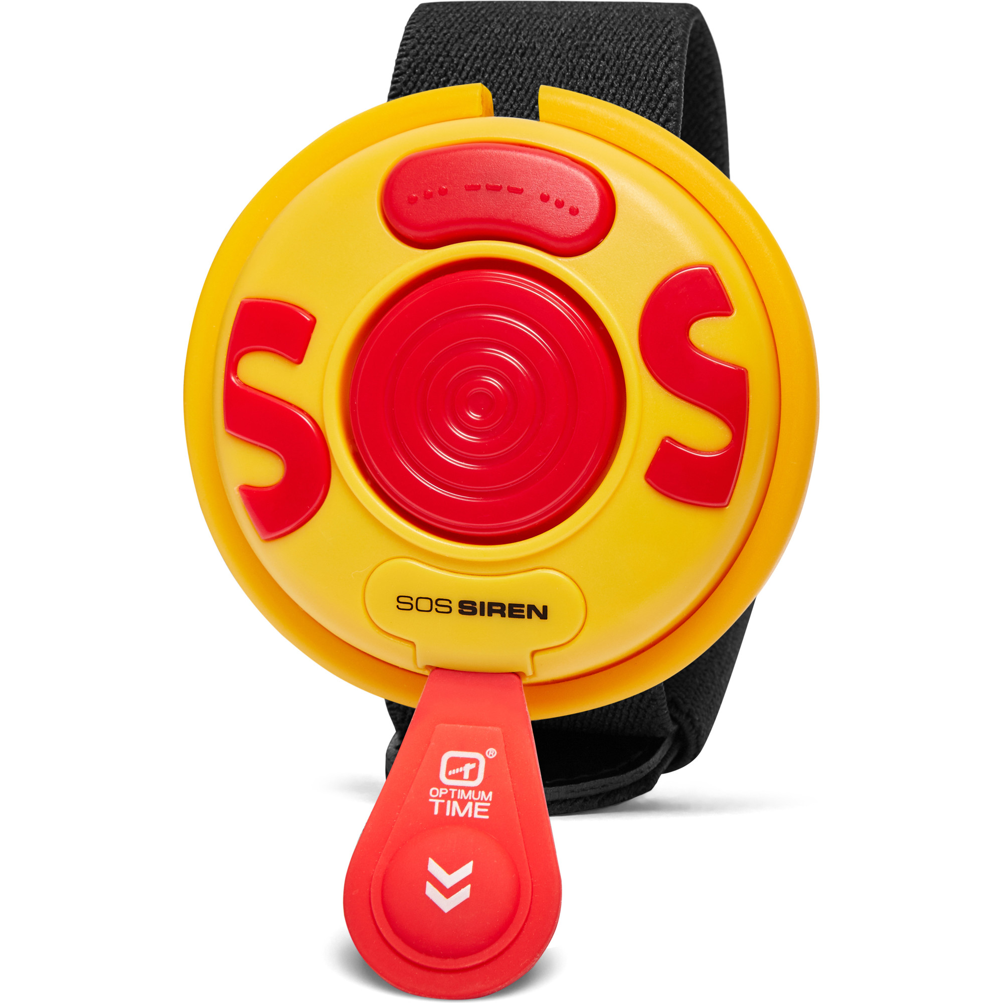 2025 Optimum Time SOS Safety Siren OTSOS - Yellow / Red