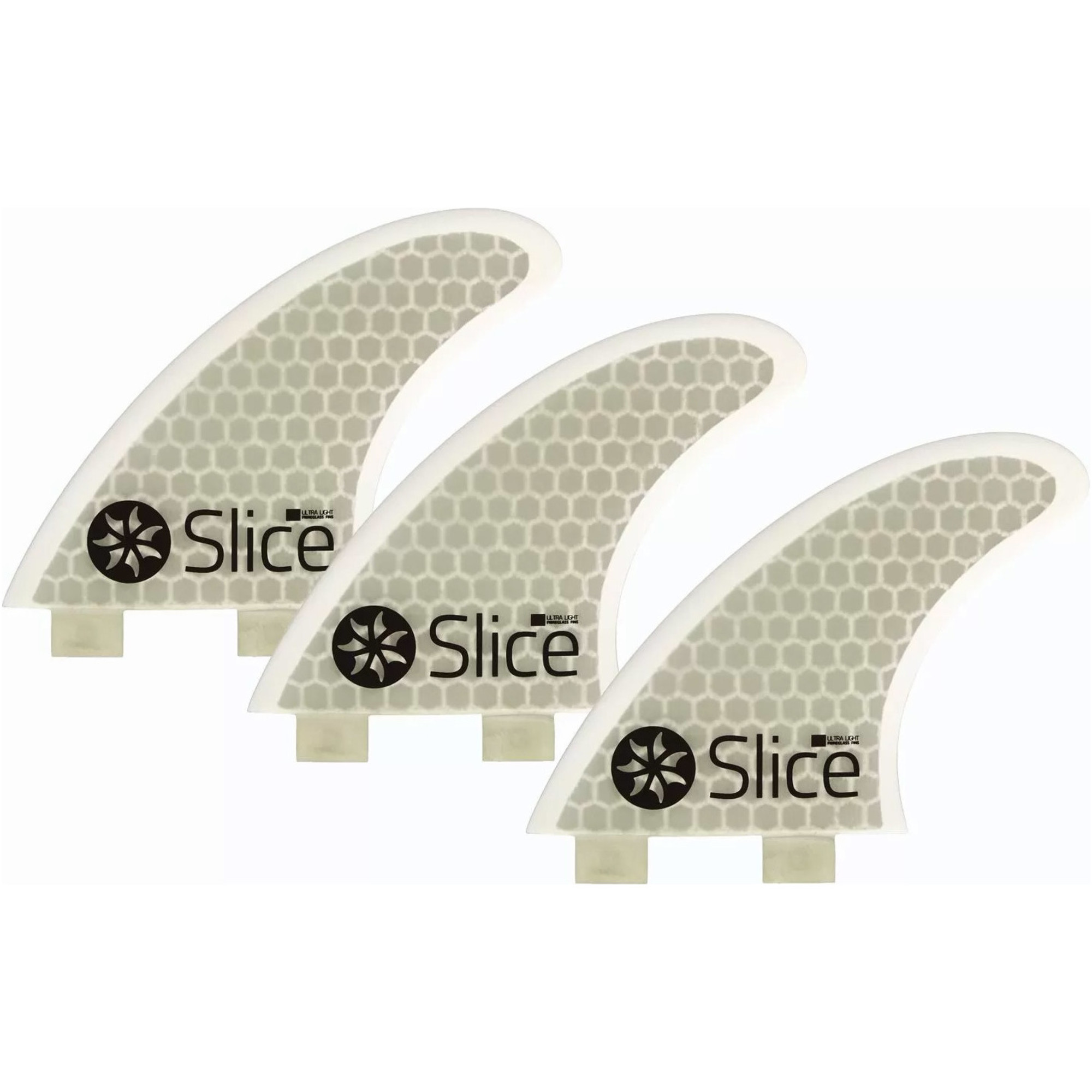 2025 Slice Ultra Light Hex Core S3 Fin SLI01A - White