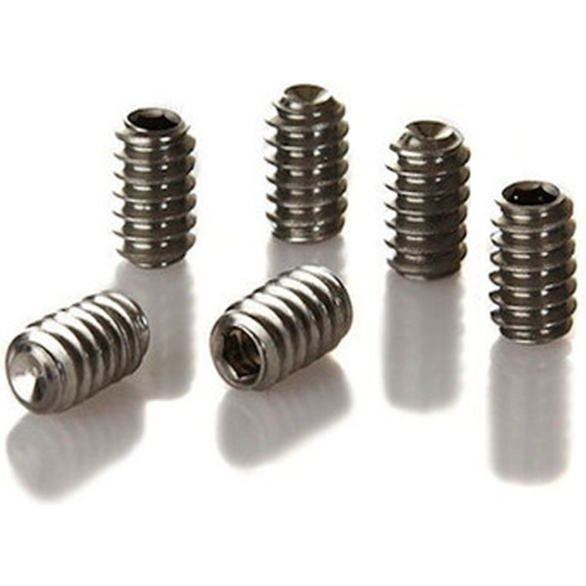 2025 Northcore FCS Compatible Fin Screws x 6 NH02 - Silver