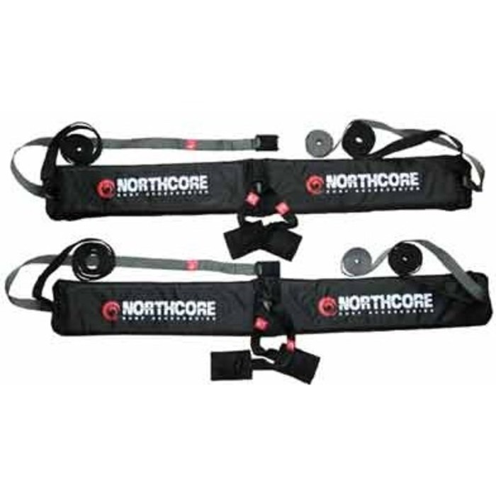 2025 Northcore Double Overhead Soft Roofracks NOCO0 - Black