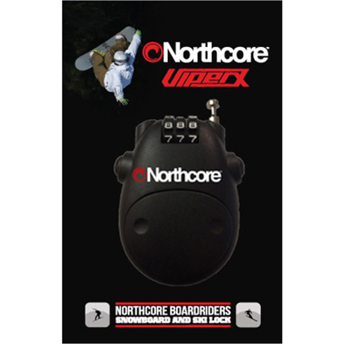 2025 Northcore Viper-X 2G Luggage Travel Lock NOCO13B - Black