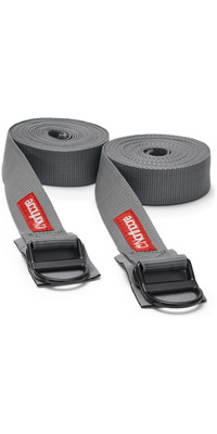 2026 Northcore D-Ring 5M Roof Rack Straps / Tie Downs NOCO22B - Grey
