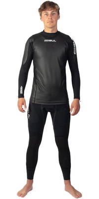 2026 Gul Mens Code Zero Vaprskin Long Sleeve Thermal Outer Top CZ0002 - Black