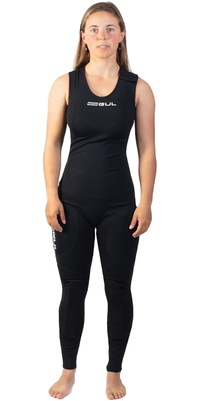 2026 Gul Womens Code Zero 1mm Long Jane Wetsuit CZ4310/C2 - Black