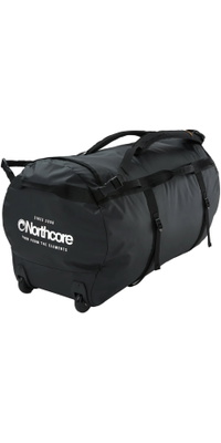 2026 Northcore Wheeled Duffle Bag 110L NOCO123DC - Black / White
