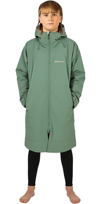 2026 Gul Junior Revorobe Long Sleeve Changing Robe AC0135-C6 - Green / Taupe