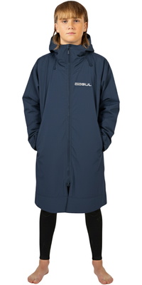 2026 Gul Junior Revorobe Long Sleeve Changing Robe AC0135-C6 - Navy / Grey