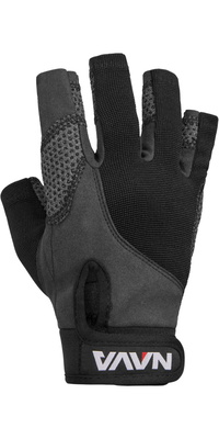 2026 Nava Performance Nava Prestige Short Finger Sailing Gloves NAVAPGSF01 - Black