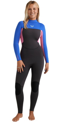 2026 Roxy Womens Prologue+ 3/2mm Back Zip Wetsuit 26BW213514 - Cobalt