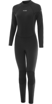2026 Nyord Womens Solu Yulex 3/2mm Back Zip Fl Wetsuit SOLW32FLBZ001 - Black
