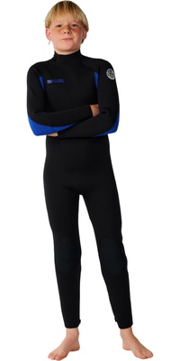 2026 Rip Curl Junior Trad 4/3mm Back Zip Wetsuit 14RBFS - Blue