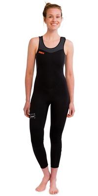 2026 Jobe Womens Porto 2mm Long John Wetsuit 303823004 - Black