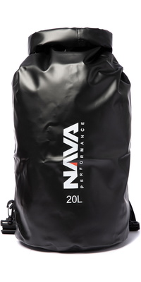 2025 Nava Performance 20L Drybag With Backpack Straps NAVA002 - Black