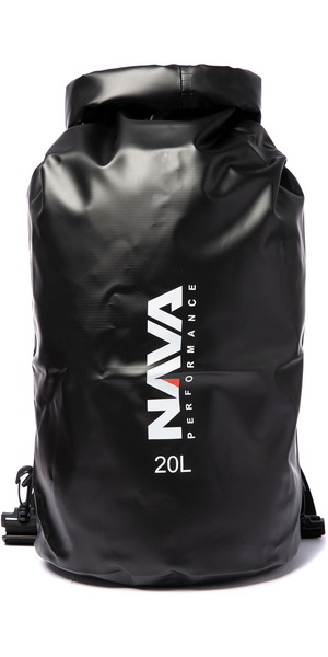 2025 Nava Performance 20L Drybag With Backpack Straps NAVA002 - Black