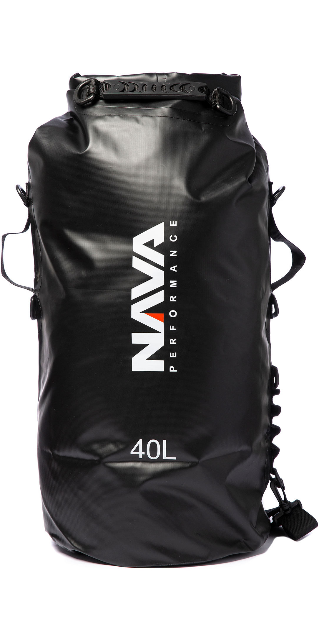 2025 Nava Performance 40L Drybag With Backpack Straps NAVA005 - Black