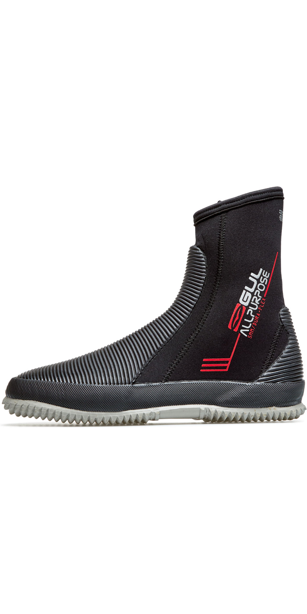2025 GUL 5mm All Purpose Zipped Neoprene Boots BO1276-B8 - Black