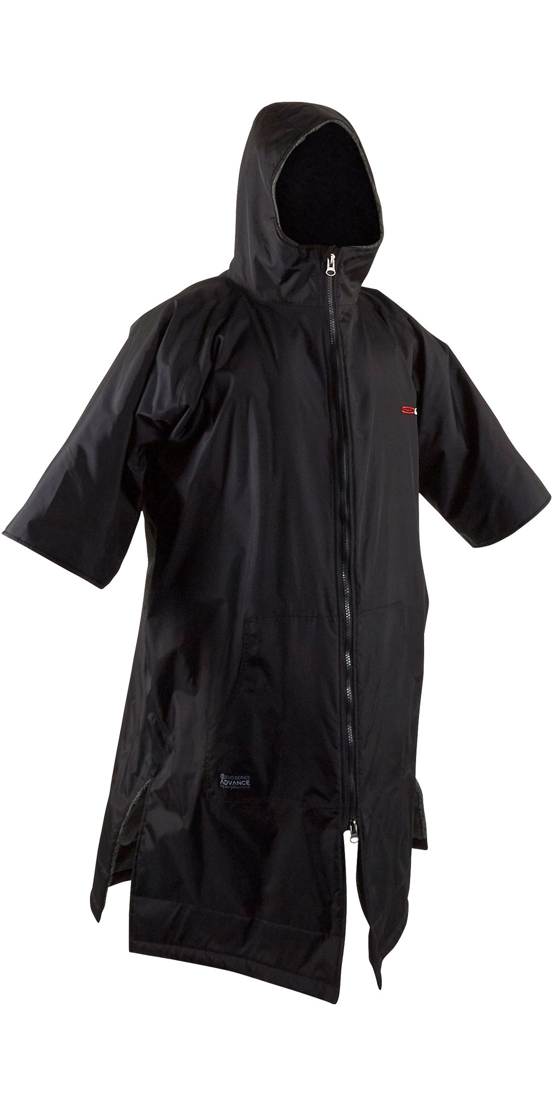 GUL Junior Evorobe Hooded Changing Robe AC0128-B6 - Black / Red