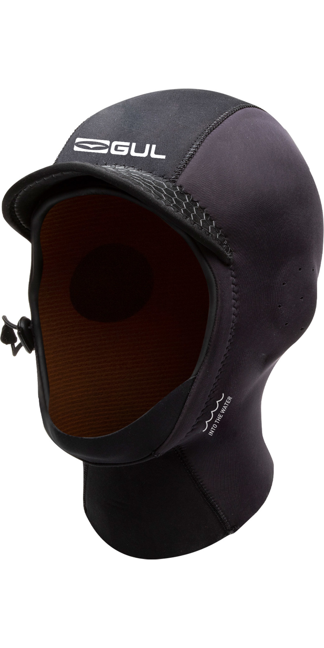 2025 Gul 3mm Peaked Surf Hood HO0312-B9 - Black