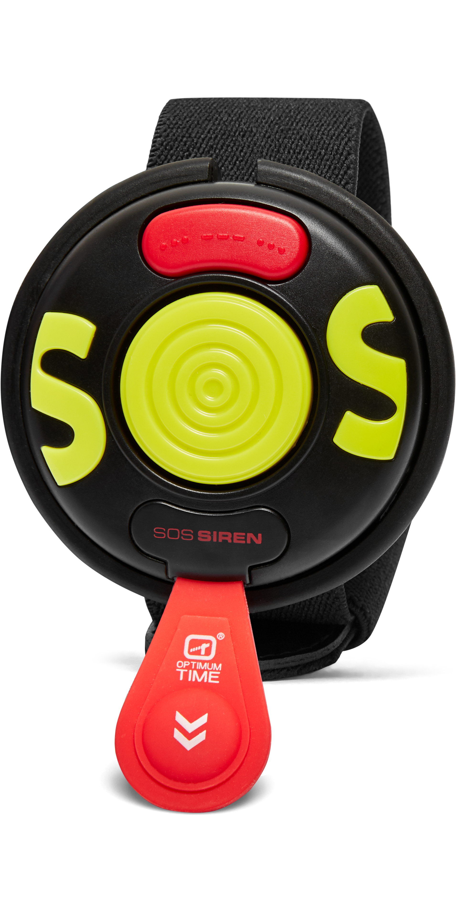 2025 Optimum Time SOS Safety Siren OTSOS - Black / Lime