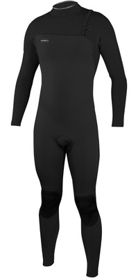 2025 O'Neill Mens HyperFreak Comp 3/2mm Zip Free Wetsuit 4970 - Black