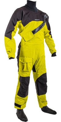 2025 Gul Junior Dartmouth Eclip Zip Drysuit GM0389-B9 - Sulphur / Black