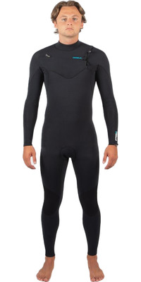 2025 Gul Mens Flexor Recore 3/2mm Chest Zip GBS Wetsuit FX1214-C2 - Black