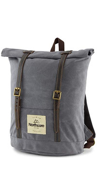 2025 Northcore Waxed Canvas Back Pack NOCO118 - Stone Grey