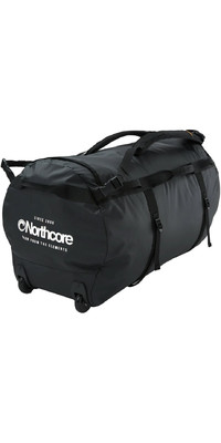 2025 Northcore Wheeled Duffle Bag 110L NOCO123DC - Black / White