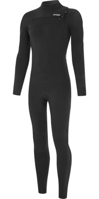 2025 Nyord Mens Furno 3/2mm Chest Zip GBS Wetsuit N04AA00011 - Black