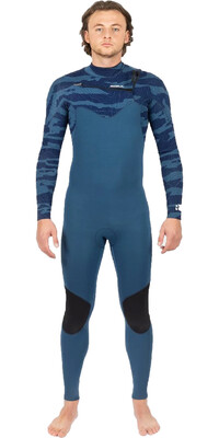 2025 Gul Response FX 3/2mm Chest Zip Wetsuit RE1240-C1 - Navy / Contourcamo