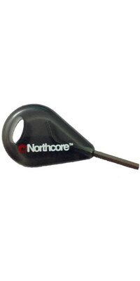 2025 Northcore FCS Compatible Fin Key NH06 - Black / Silver