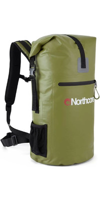 2025 Northcore 30L Waterproof Haul Backpack N30LWHBP - Olive Green