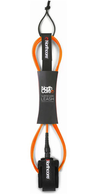 2025 Northcore 7FT Surfboard Leash NOCO55F - Orange